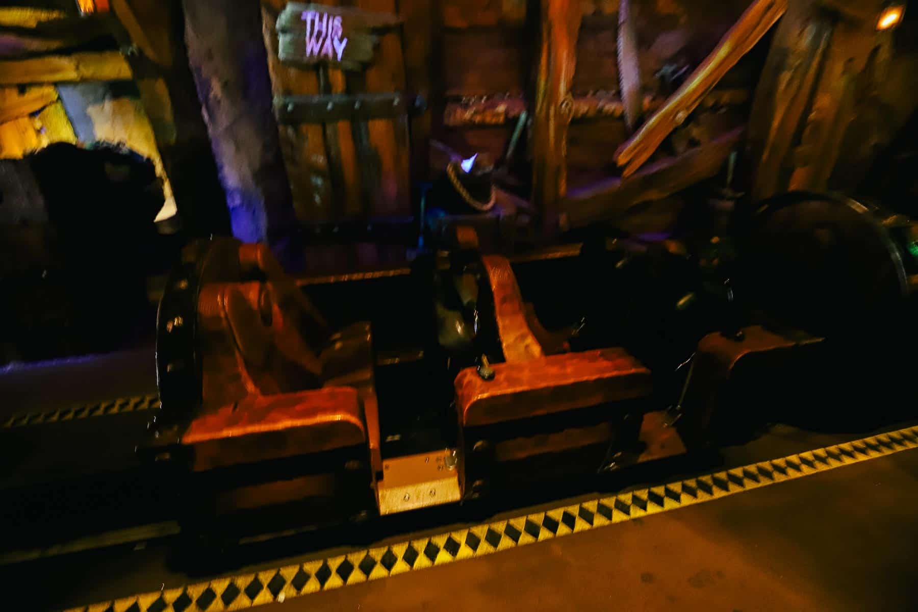 Seven Dwarfs Mine Train ride vehicle 