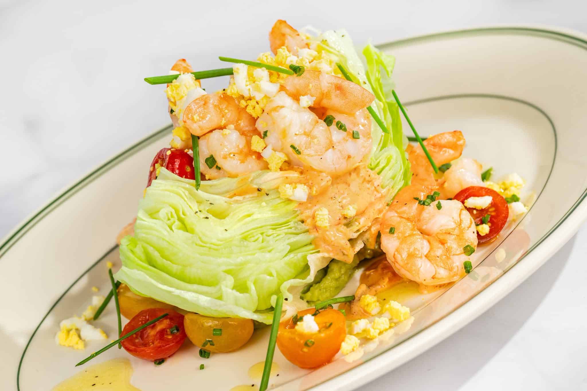 Shrimp Wedge Salad at The Plaza Magic Kingdom Restaurant