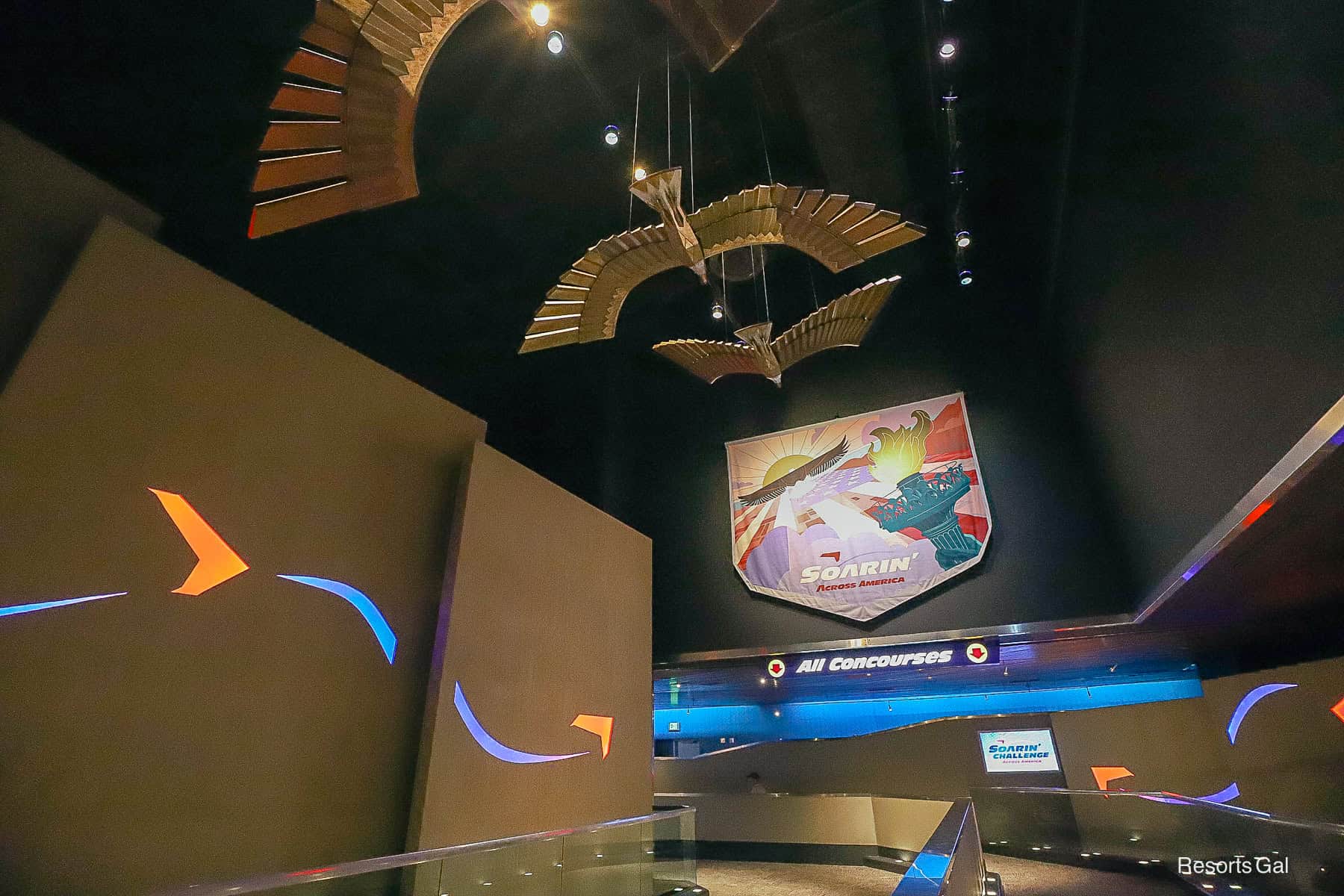 updated queue for Soarin' Across America