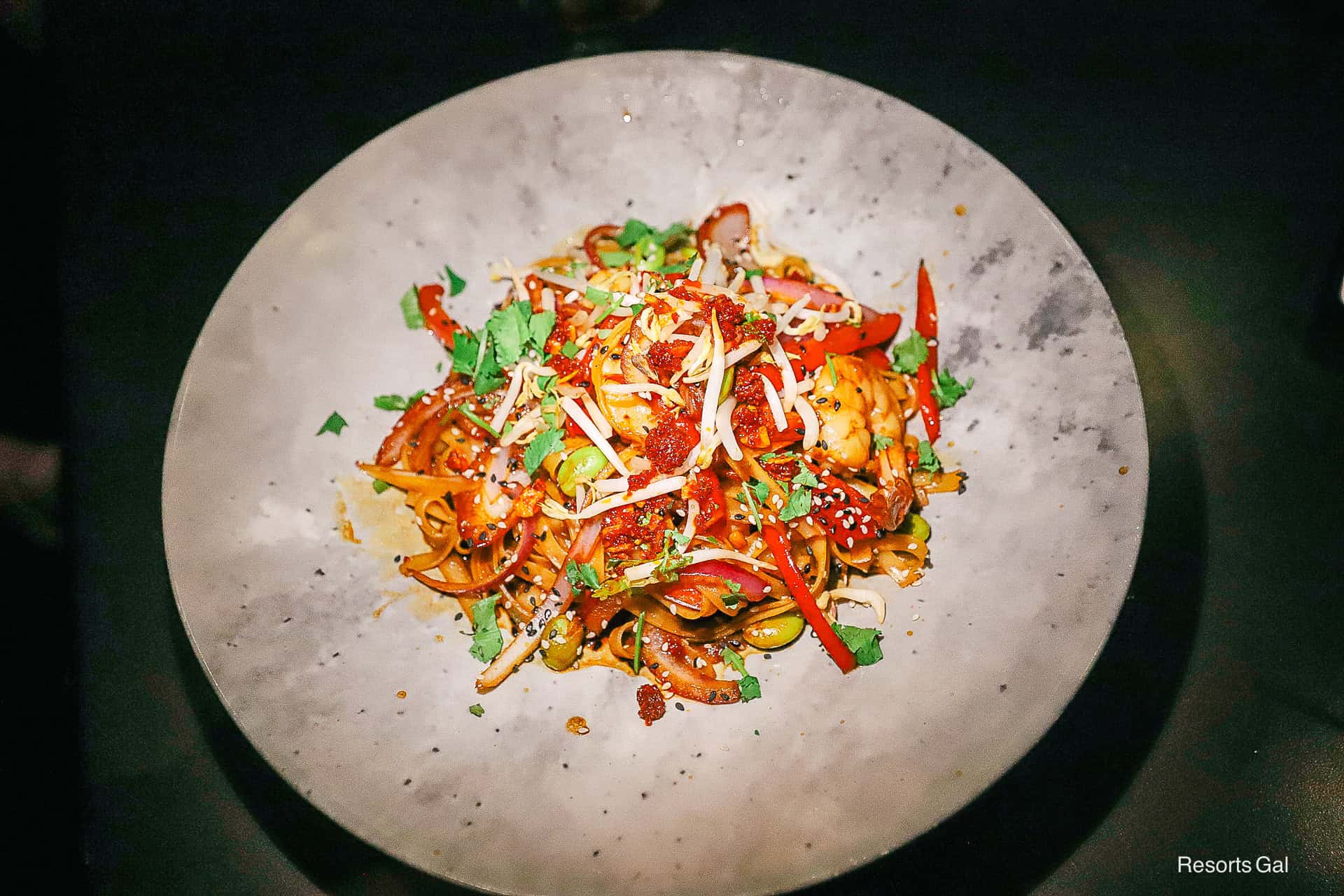 an order of Space Pad Thai with shrimp from Space 220 
