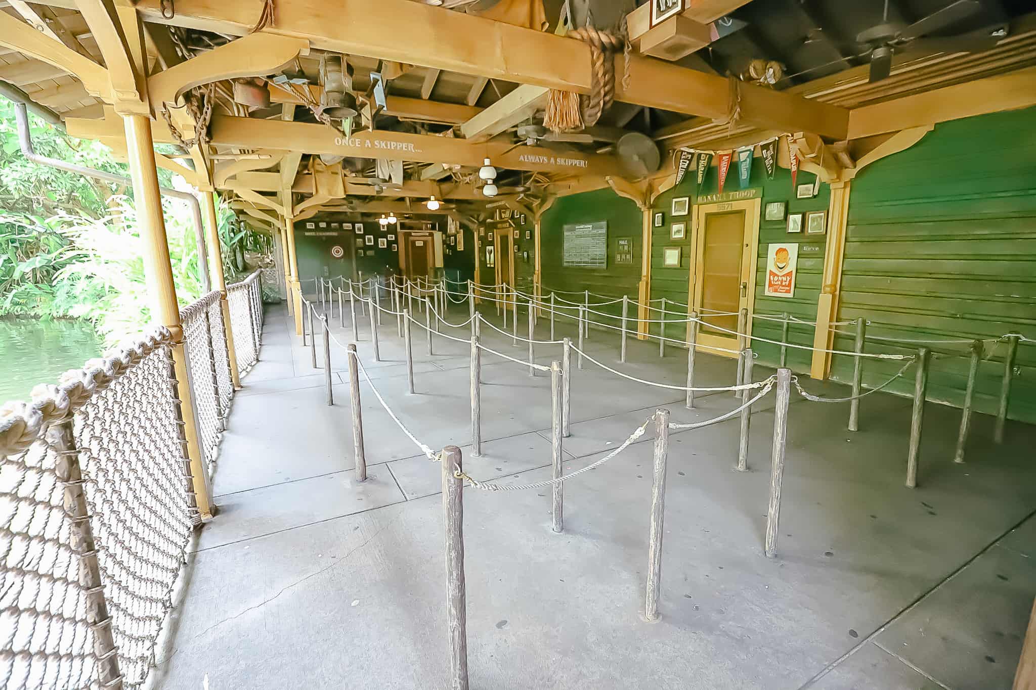 part of the standby queue for Jungle Cruise