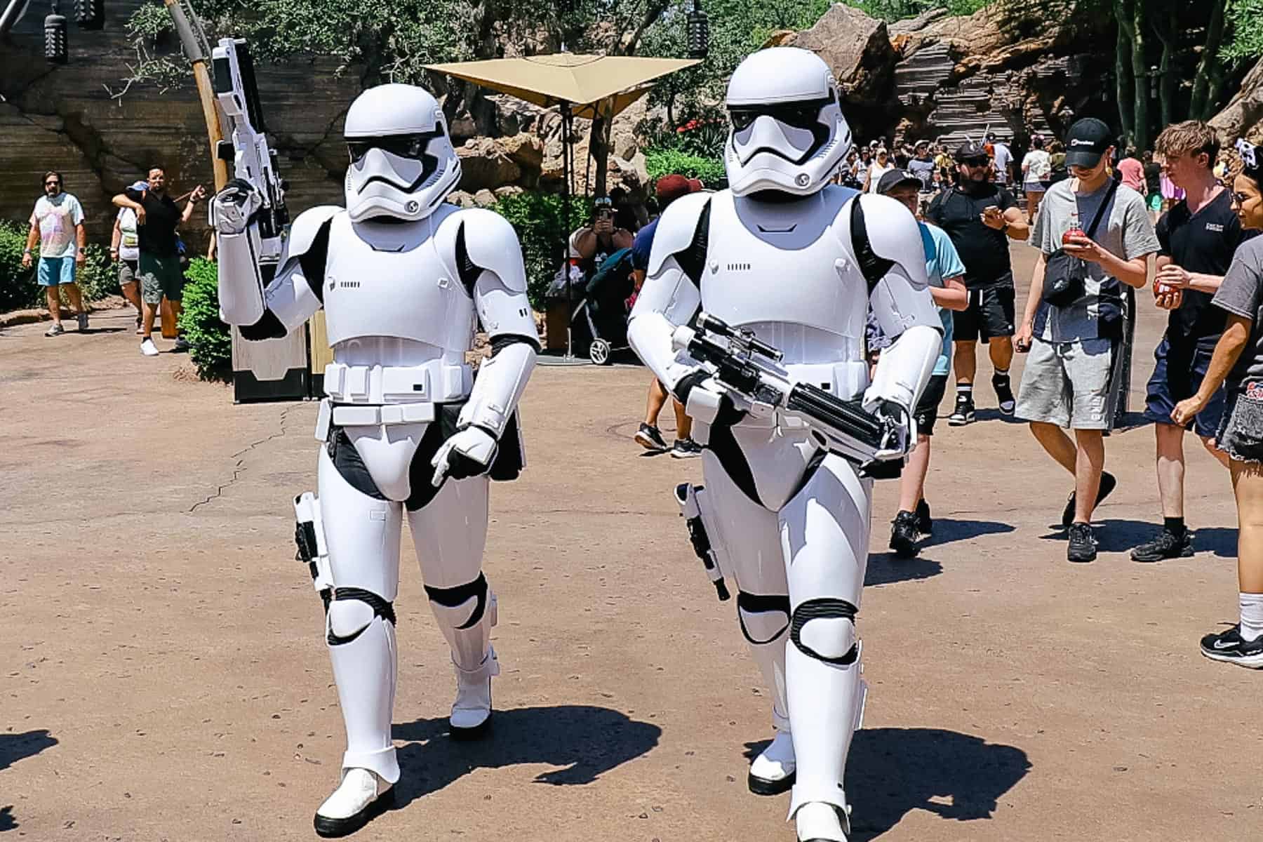 Stormtroopers roaming Galaxy's Edge 