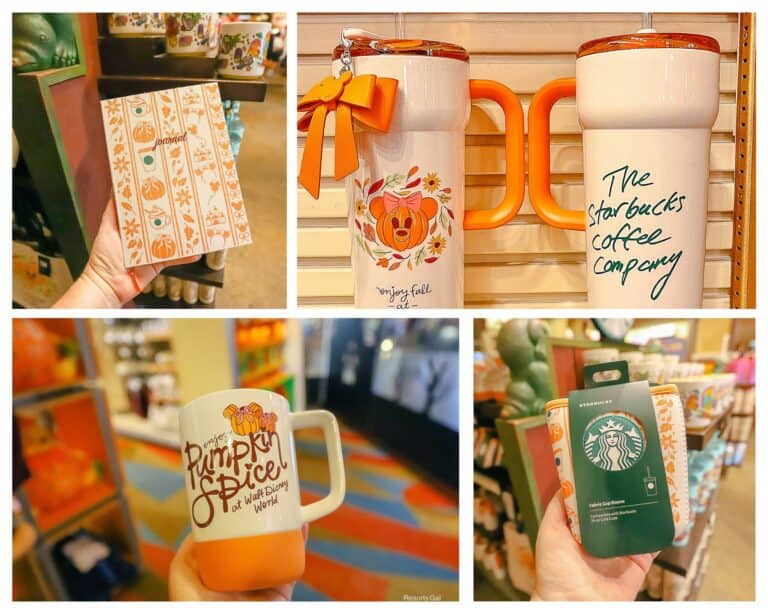Disney Starbucks Pumpkin Spice 2026 Merchandise