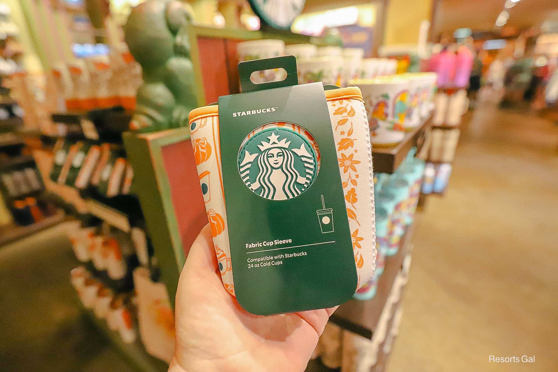 Starbucks Fabric Cup Sleeve Pumpkin Spice