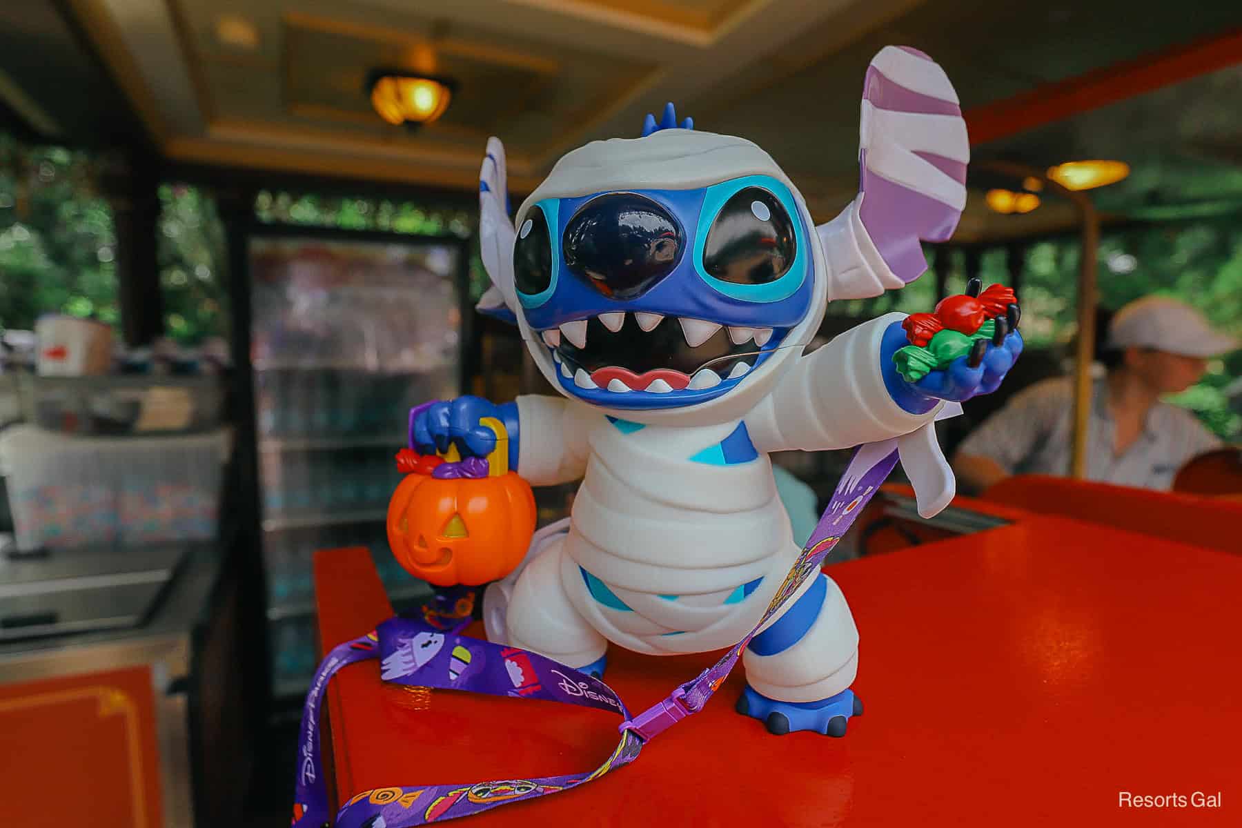 Photos Stitch Mummy Popcorn Bucket Debuts at Magic Kingdom