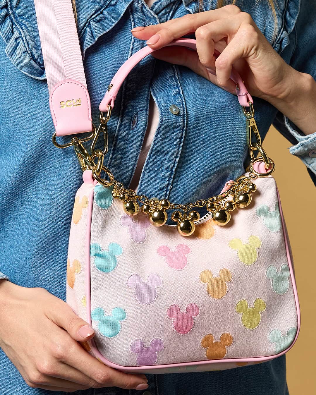 Mickey Icon Jacquard Shoulder Bag by Disney x Stoney Clover Lane 