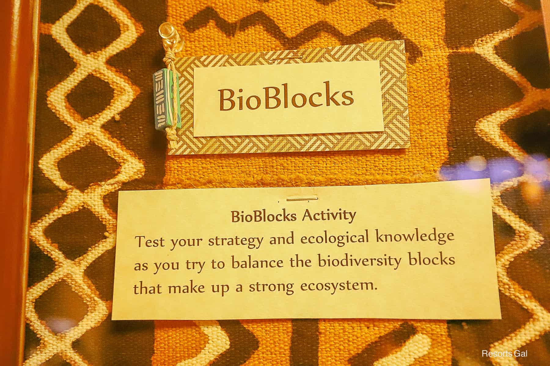 Bio Blocks Activity and bead for String of Memories 
