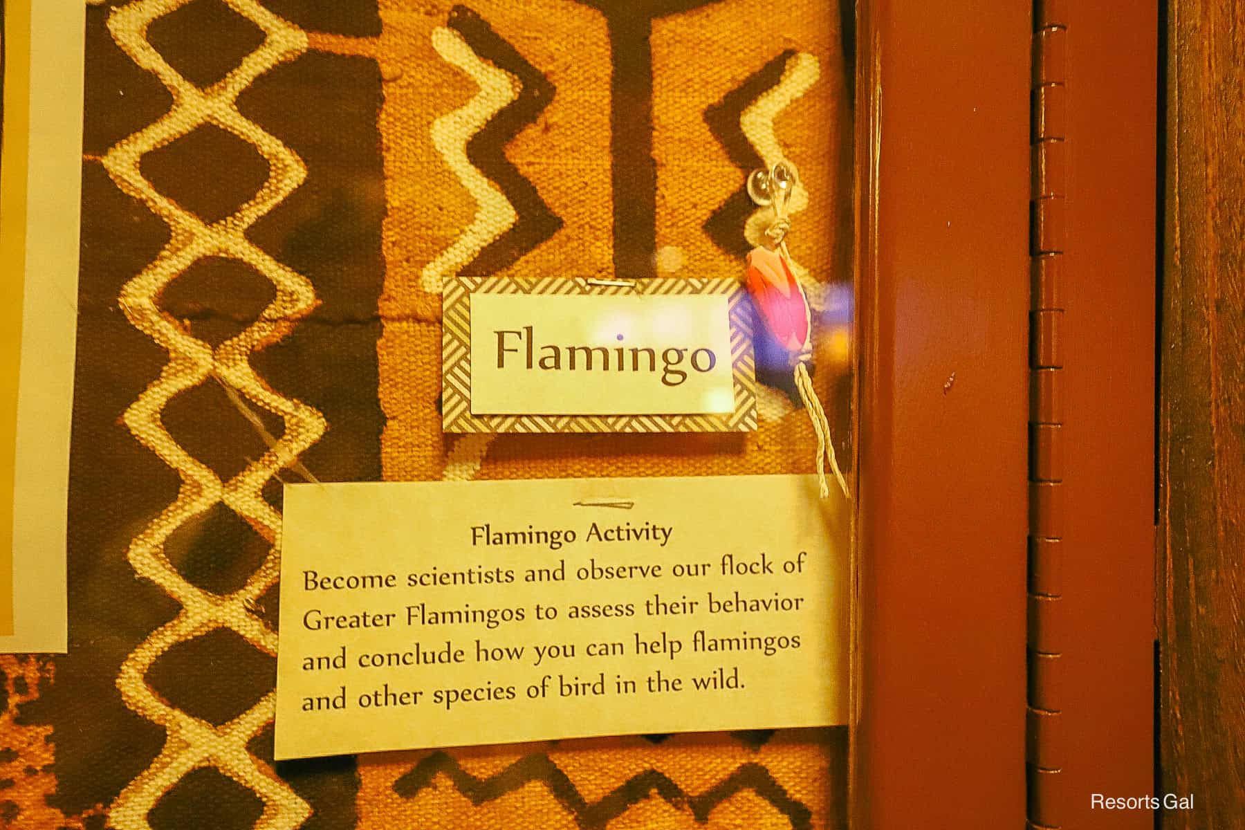 the Flamingo portion of String of Memories at Kidani Village 