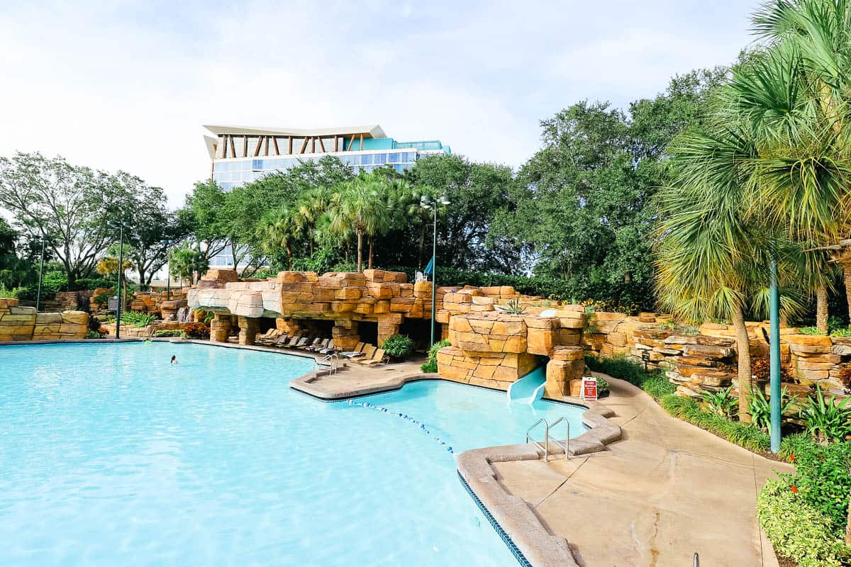 disney yacht club pool slide