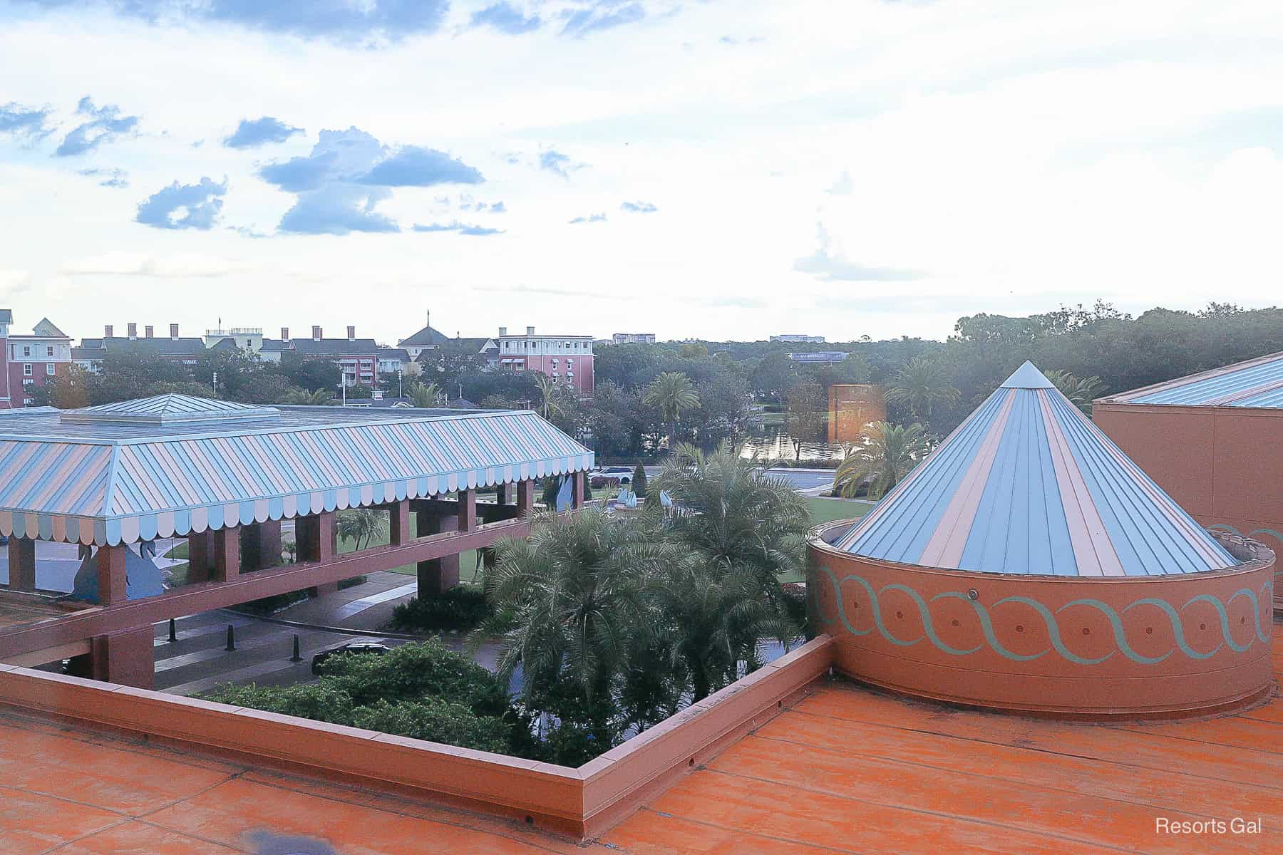a view toward Disney's BoardWalk Resort 