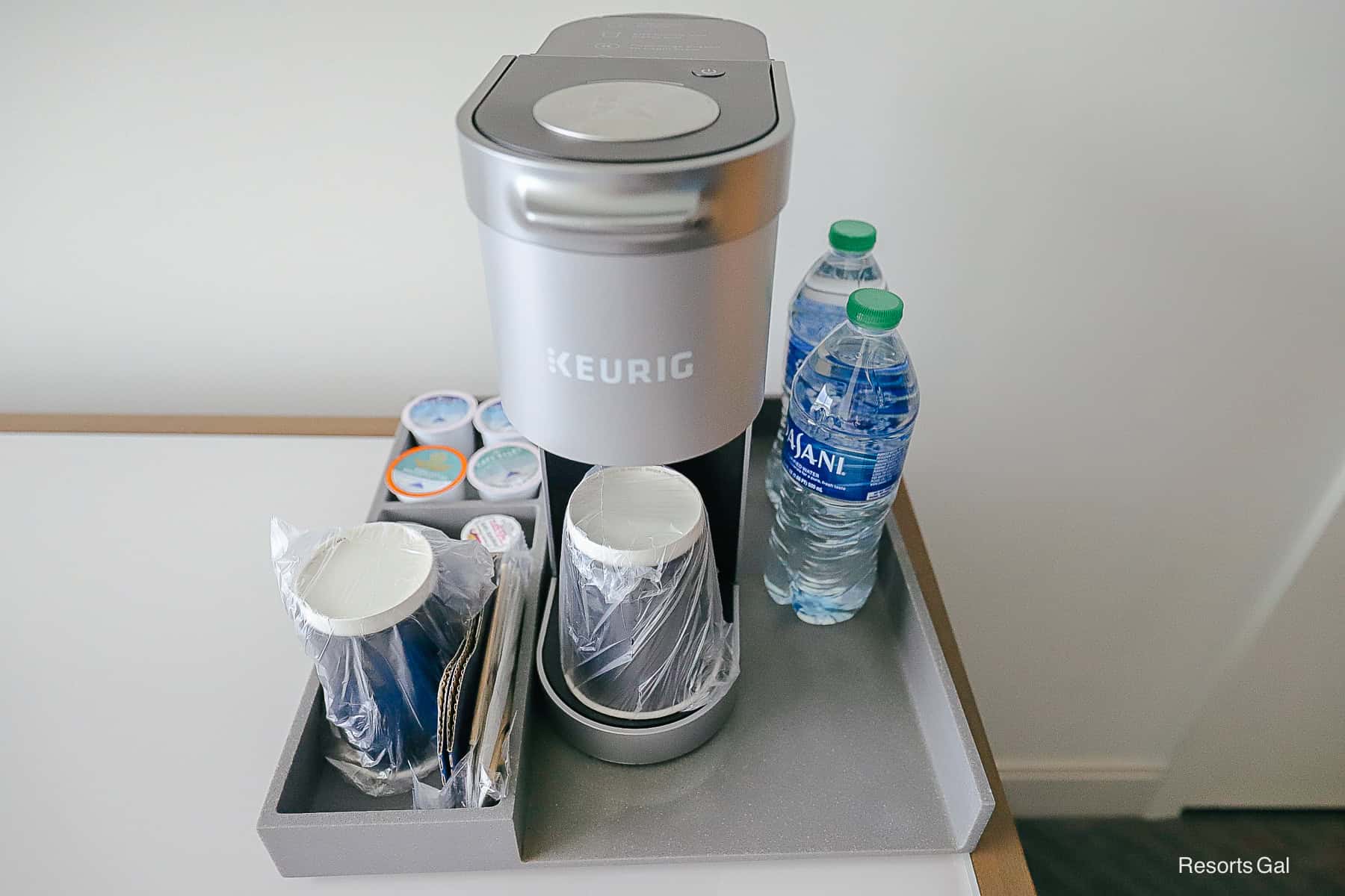 a Keurig-style coffee maker