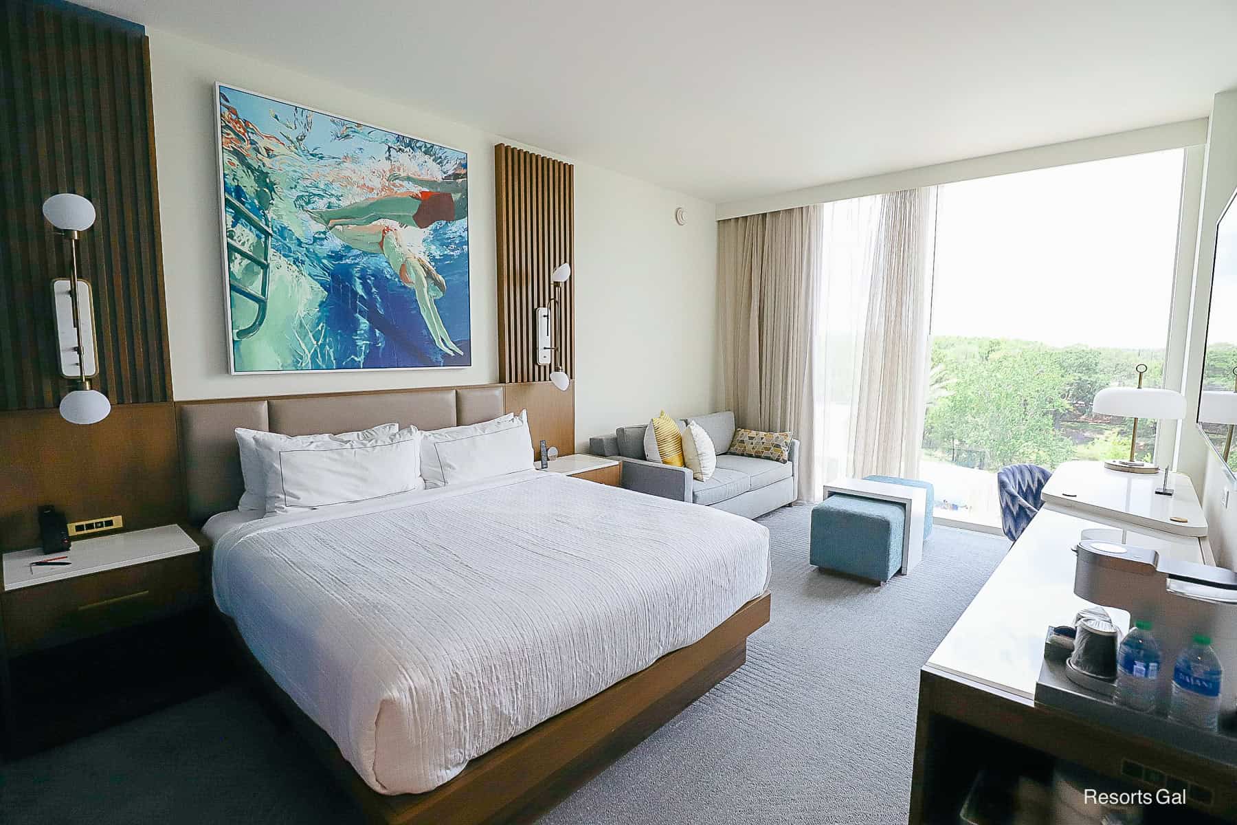 the Swan Reserve hotel room