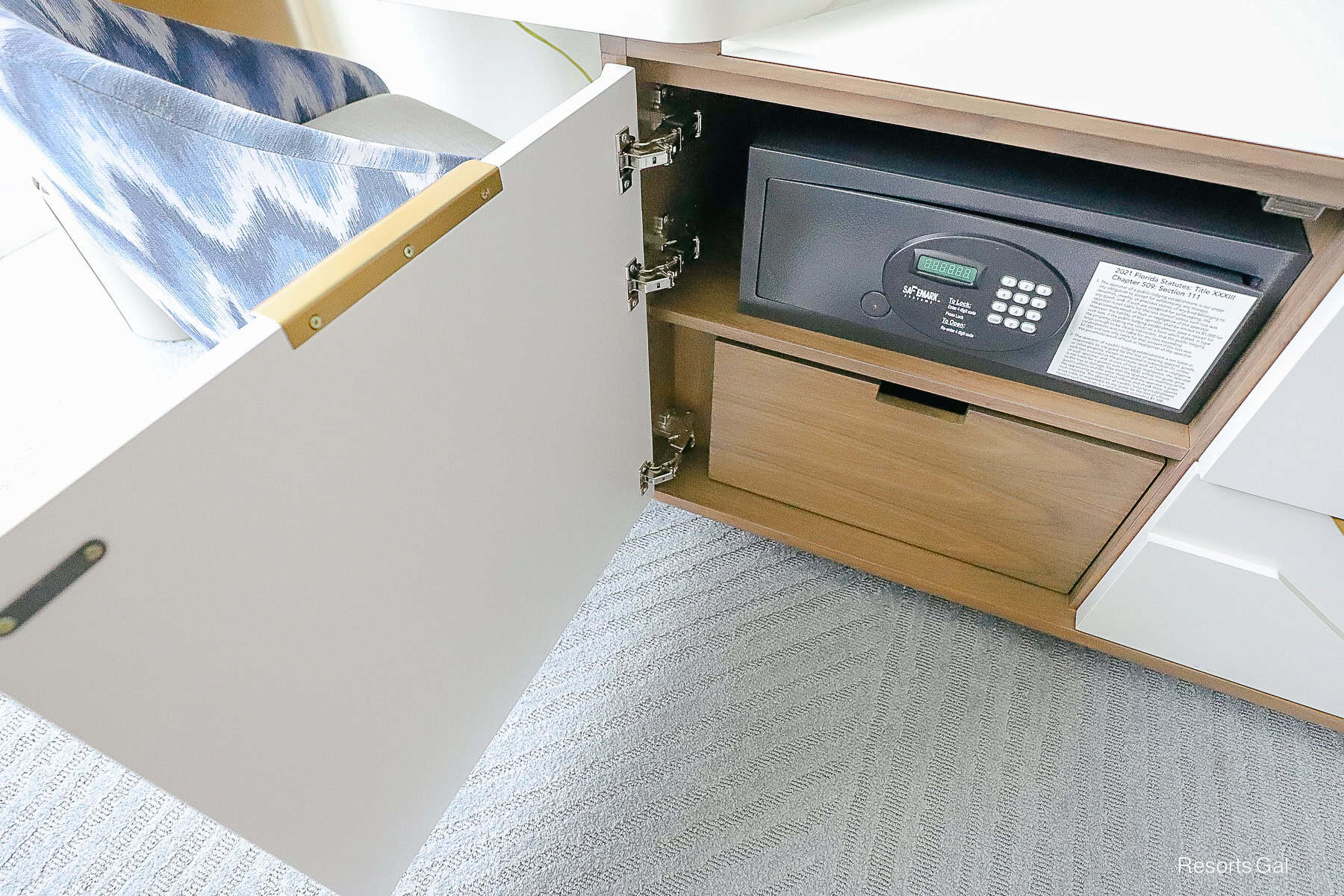 an in-room safe in Swan Reserve Hotel Room