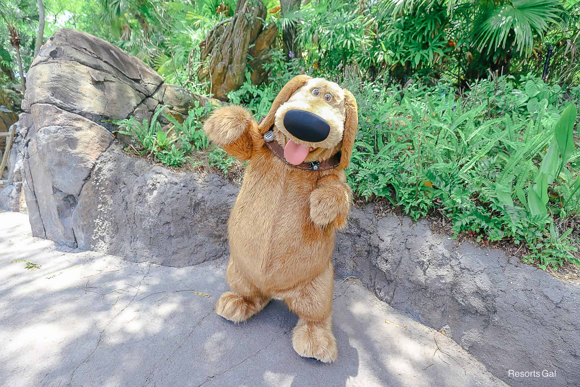 Talking Dug Meets Guests on Discovery Island Trails at Disney’s Animal Kingdom
