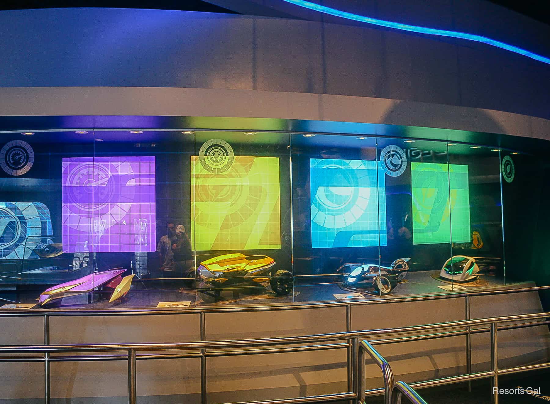 car design examples in the Test Track Queue 