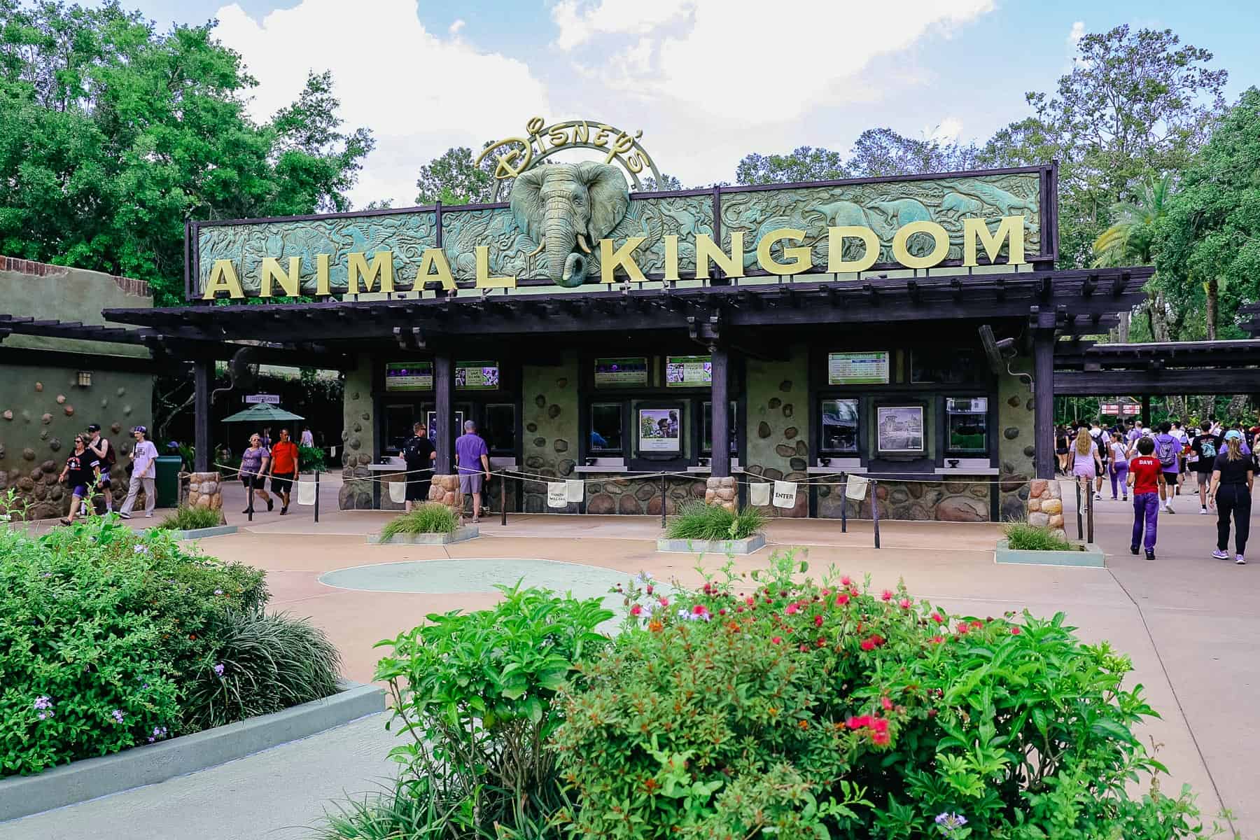 entrance of Disney's Animal Kingdom 