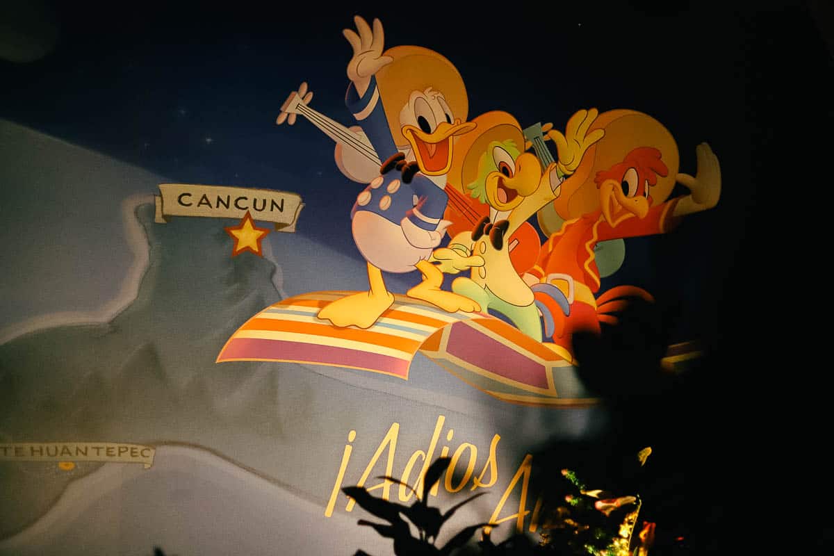 Adios from The Three Caballeros 