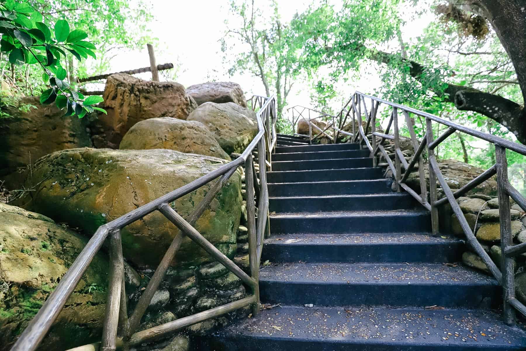 stairs to Scavenger's Fort