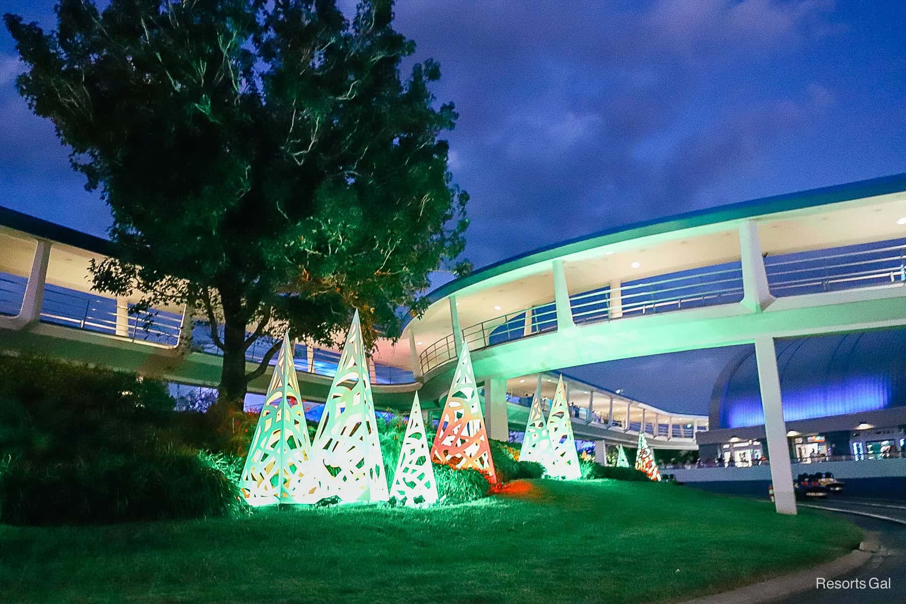 trees and the Peoplemover