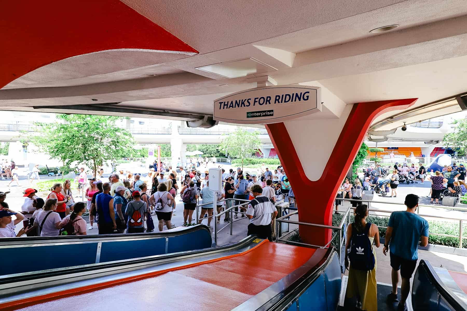 speed ramp exit for the Peoplemover 