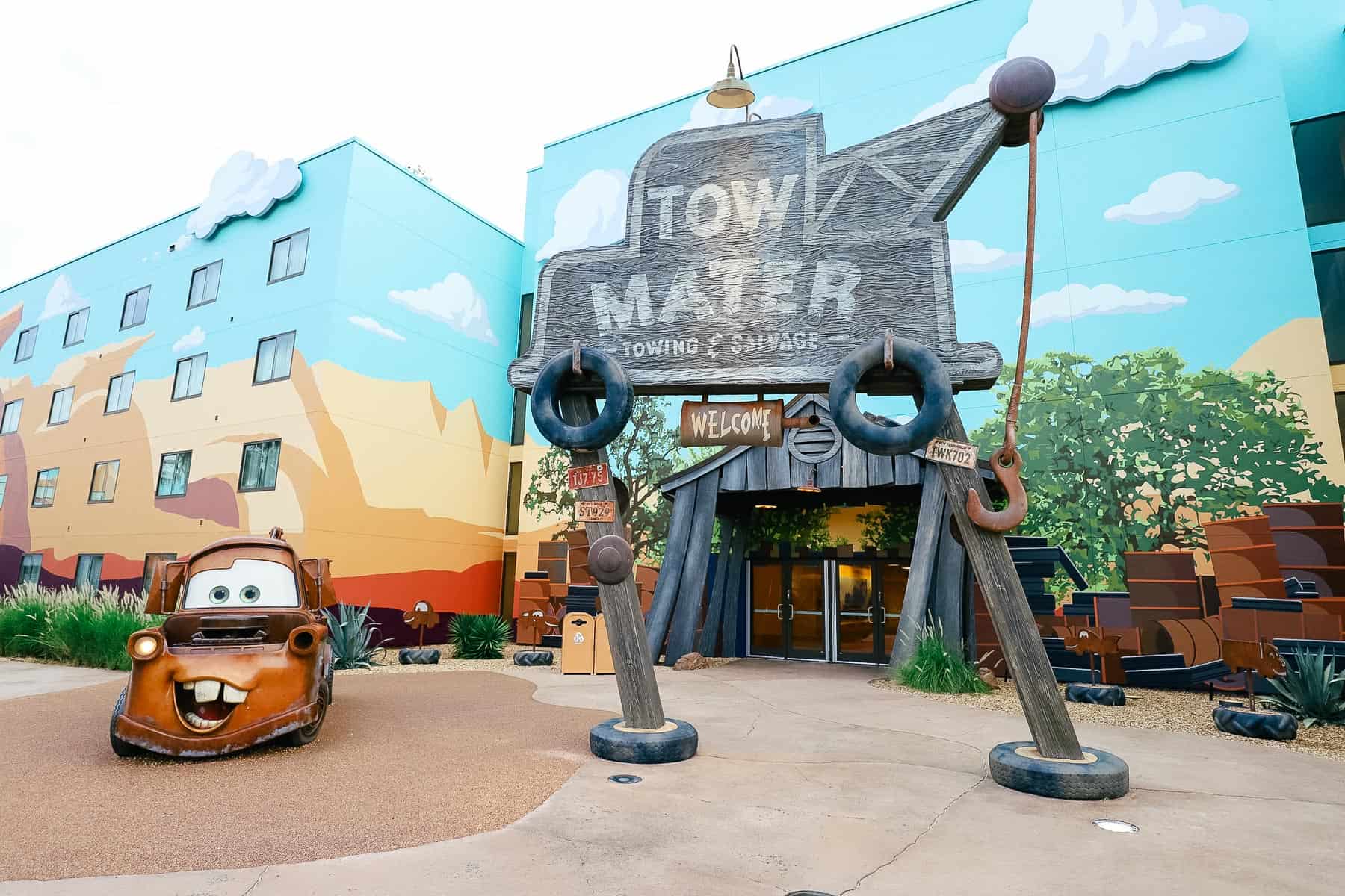 Tow Mater building 