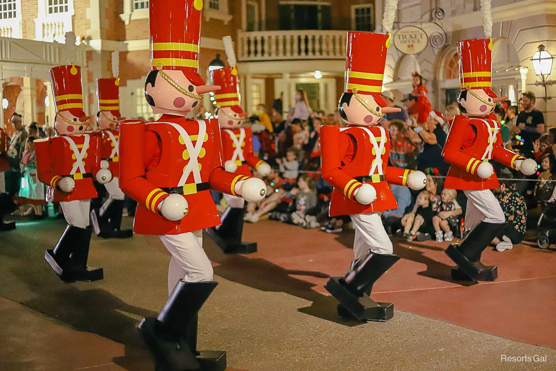 toy soldiers in the Christmas parade