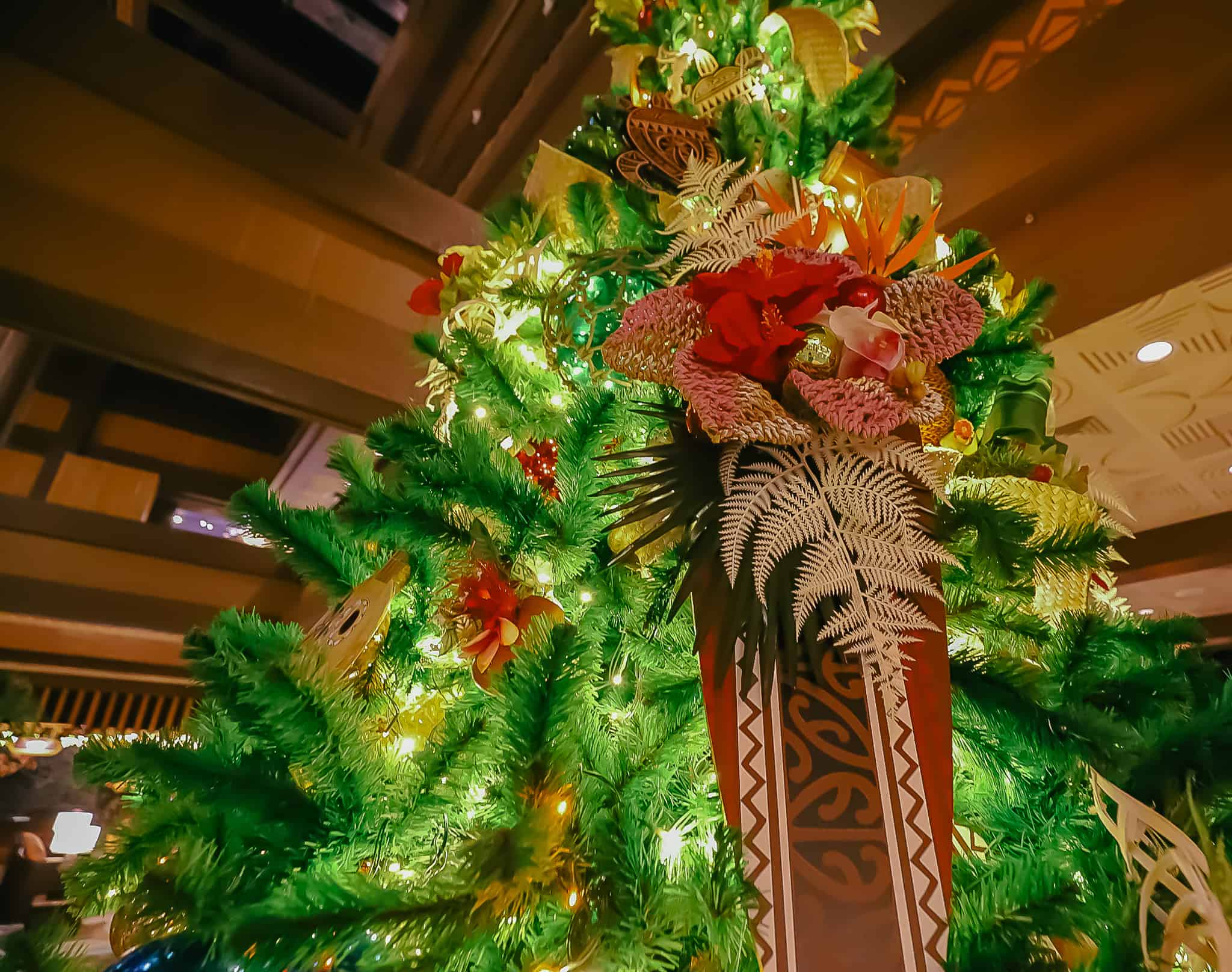 An ornament that's Hawaiian. 