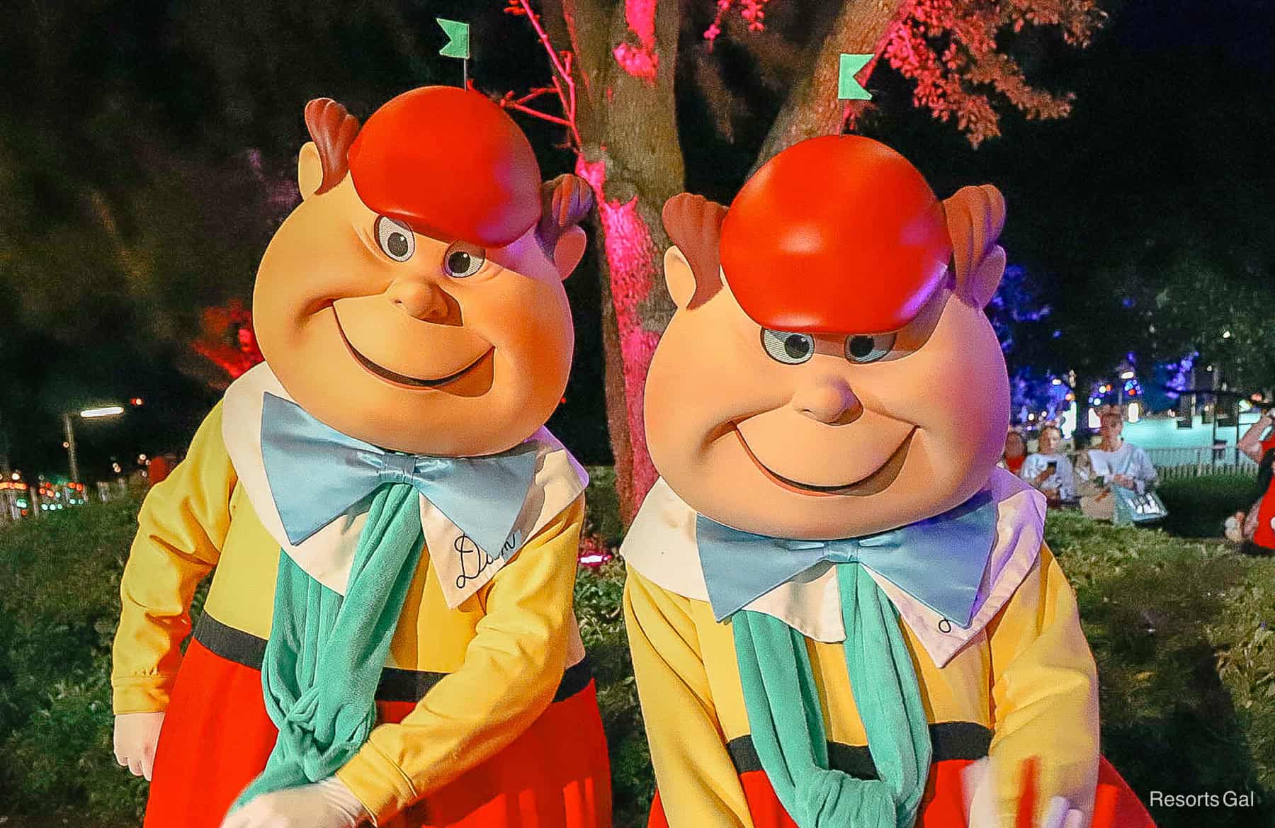 Tweedles at Disney World