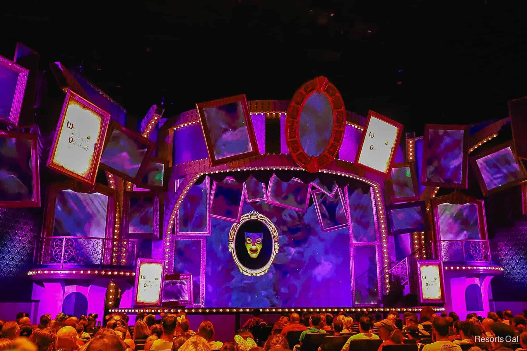 the Magic Mirror starts the show 