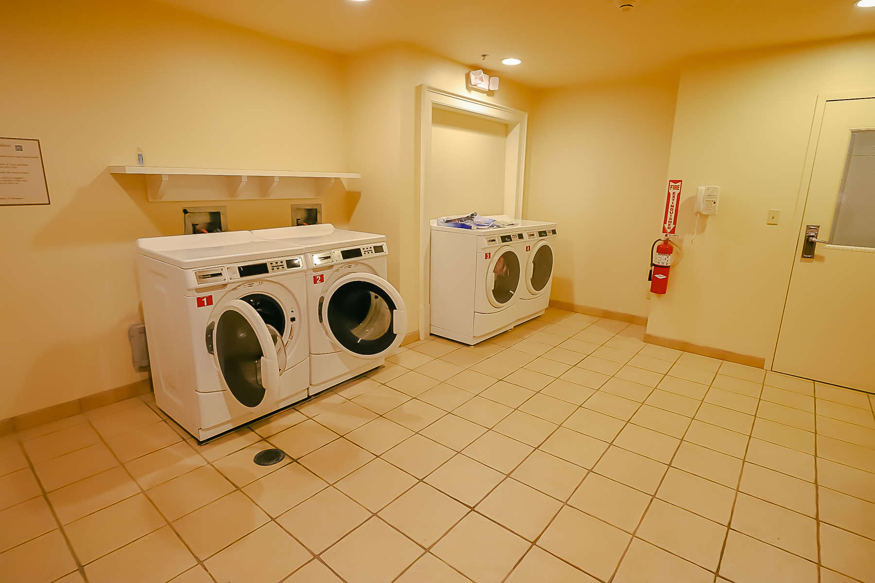 washers and dryers in the villas at Disney's Beach Club 