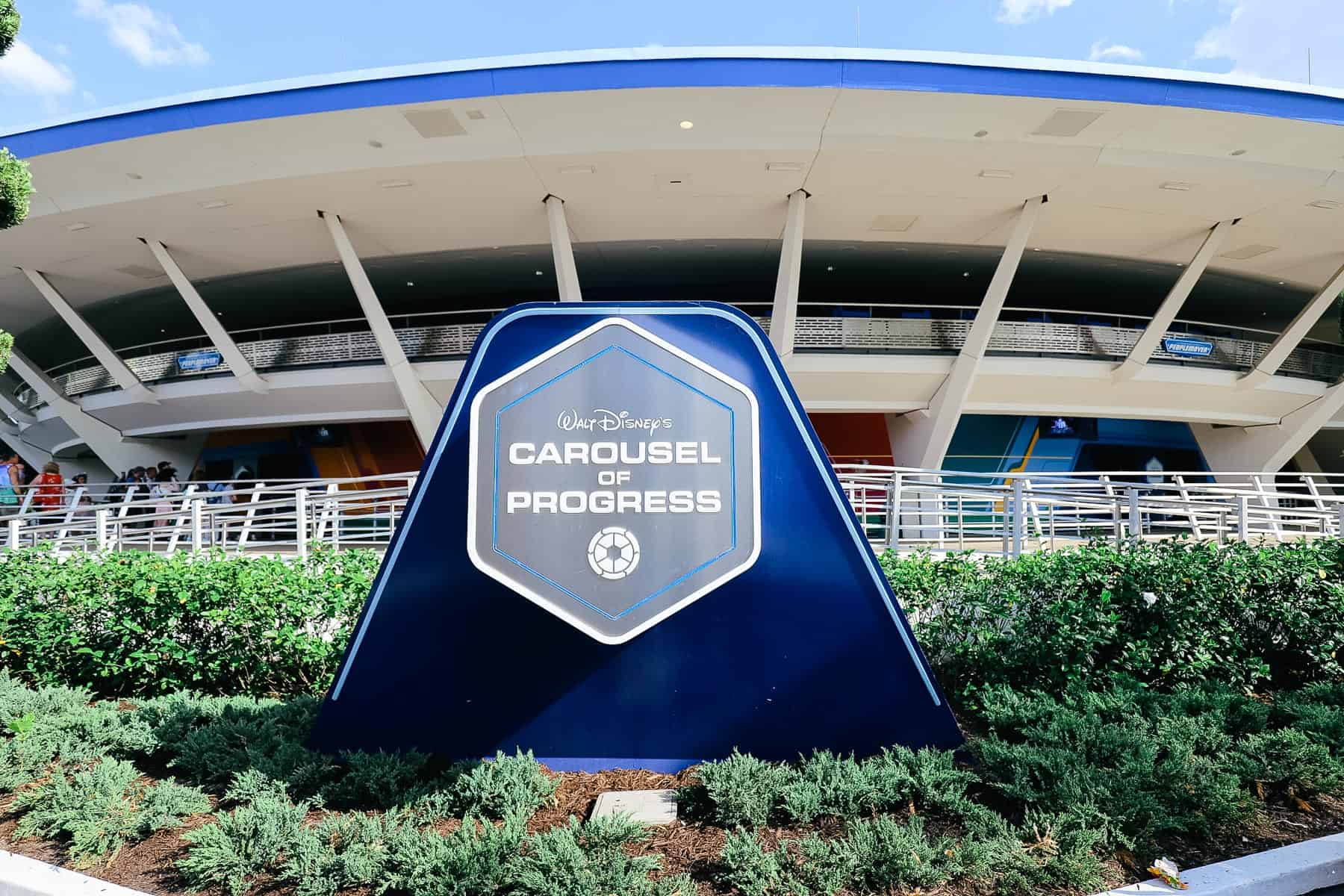 Walt Disney's Carousel of Progress attraction sign 
