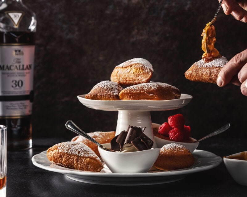 warm beignets Bourbon Steak