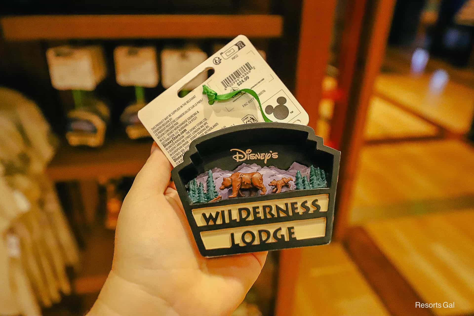 Disney Wilderness Lodge Bear ornament