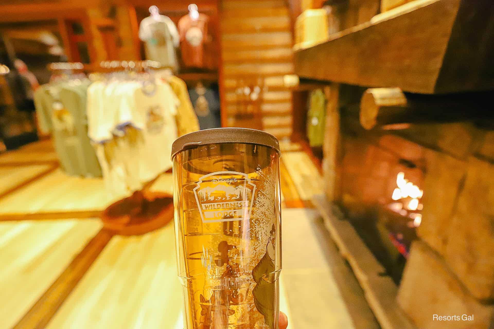 Wilderness Lodge logo on Tervis Tumbler