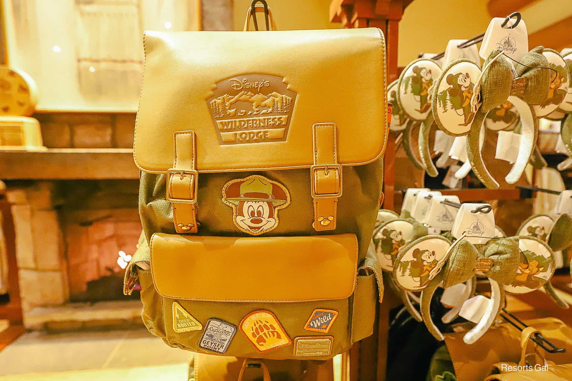 Loungefly backpack Wilderness Lodge