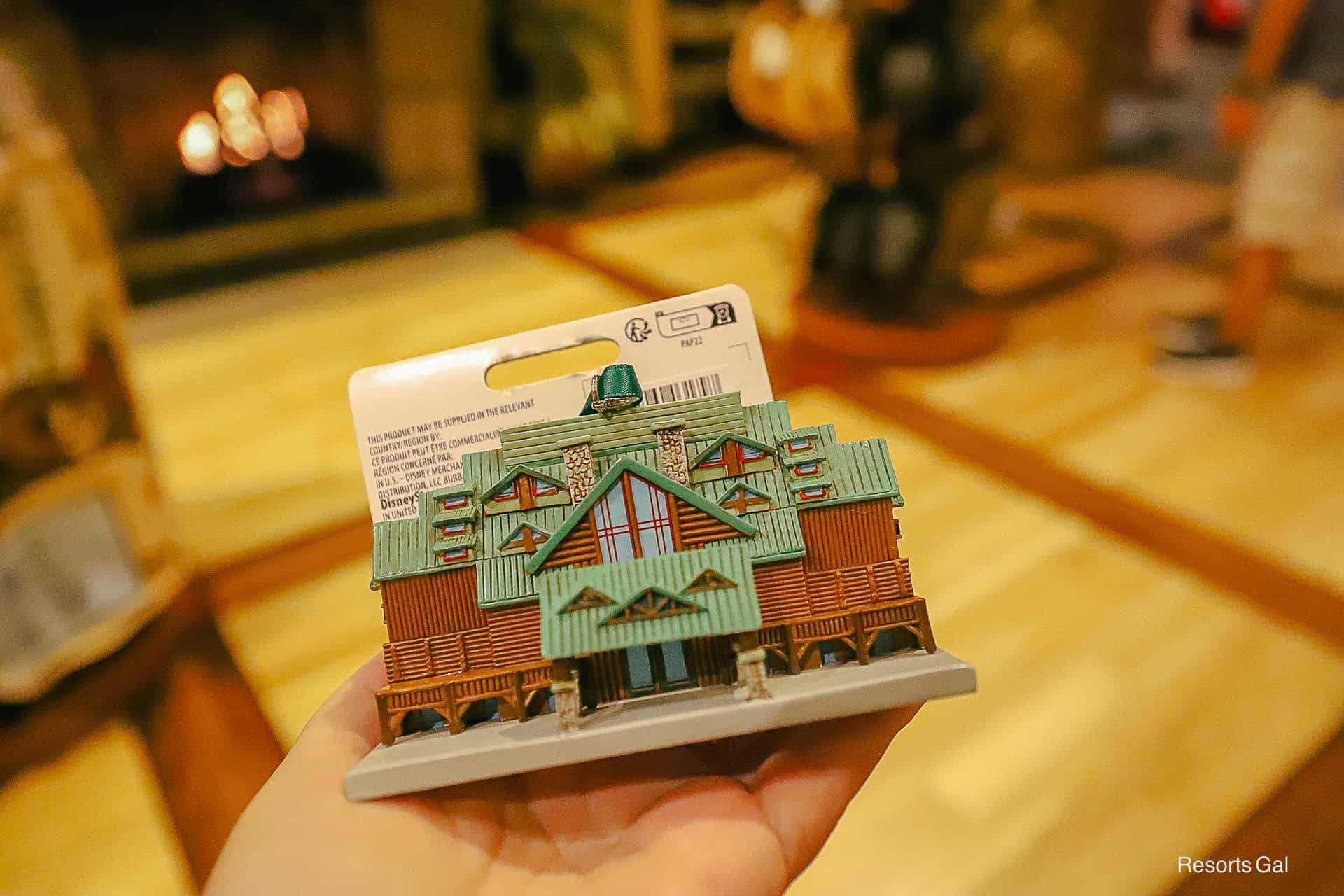 Disney Wilderness Lodge Merch Sketchbook Ornament
