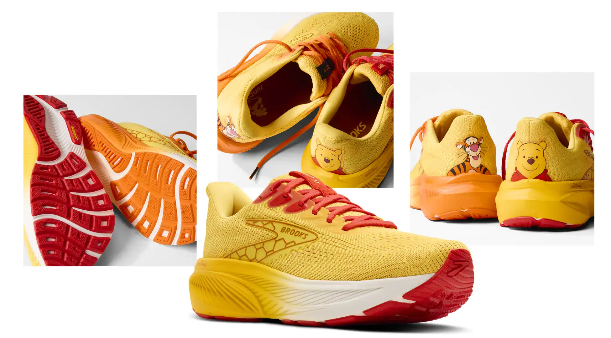 Winnie the Pooh running shoes by Brooks