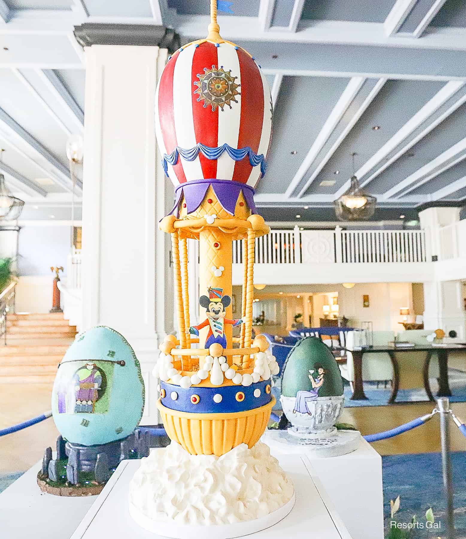 an Easter Egg themed to Mickey's Airship 
