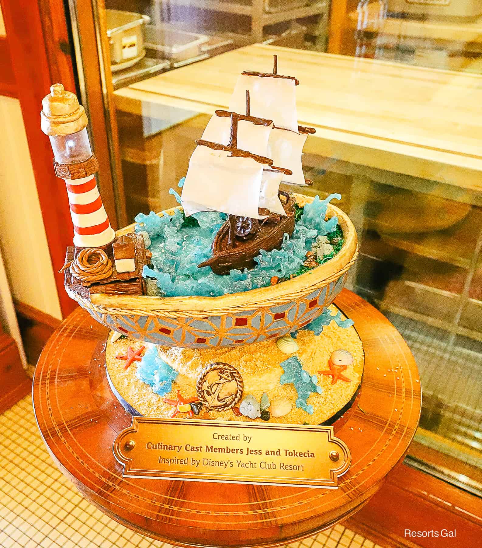 a pirate ship themed Easter egg with a 