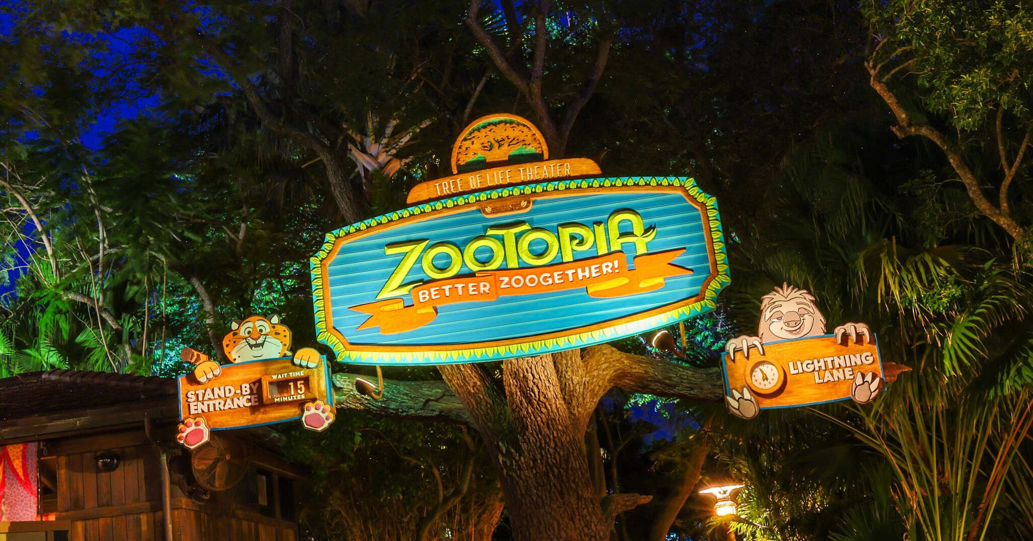 First Look: Zootopia Marquee Debuts at Disney’s Animal Kingdom
